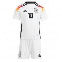 Maglia Calcio Germania Jamal Musiala #10 Prima Divisa Bambino Europei 2024 Manica Corta (+ pantaloncini)